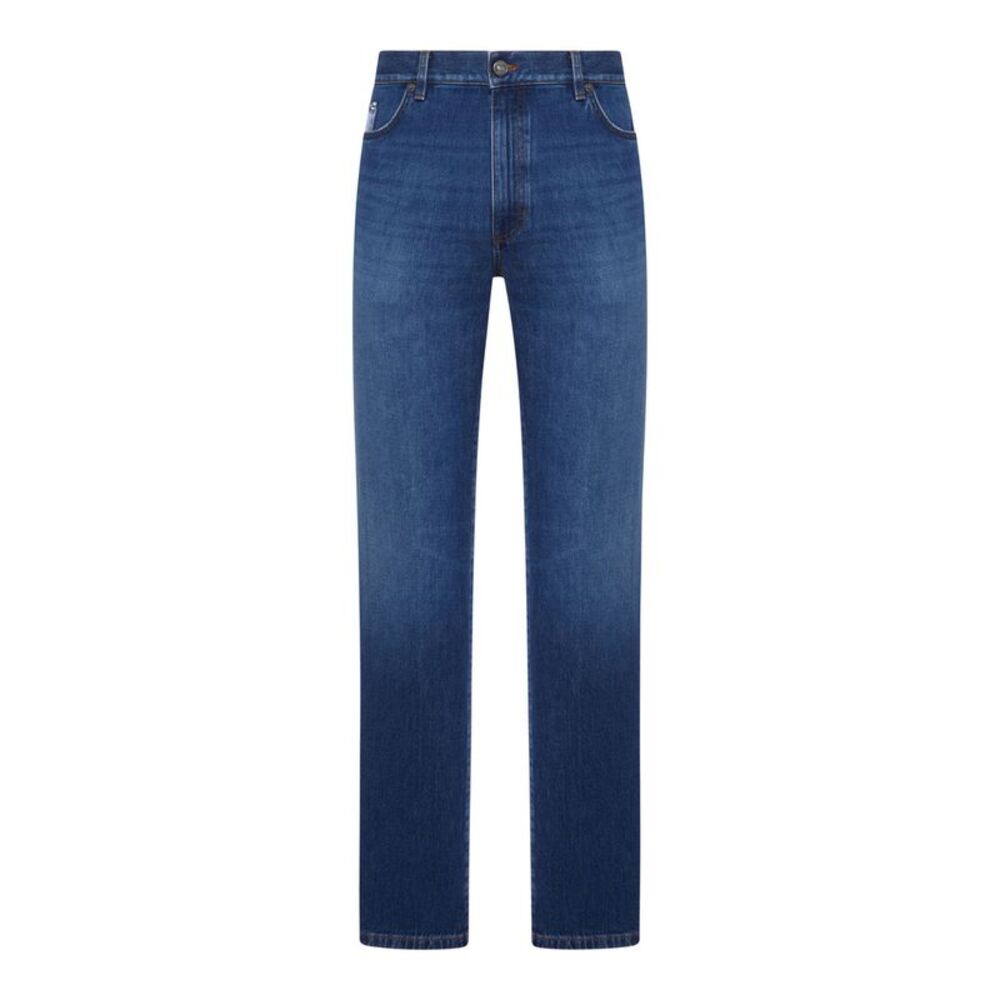 Zegna Men Vintage Stretch Denim Jeans